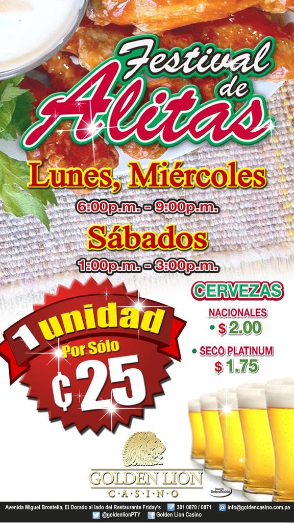 Golden Lion Casino Panama Promociones
