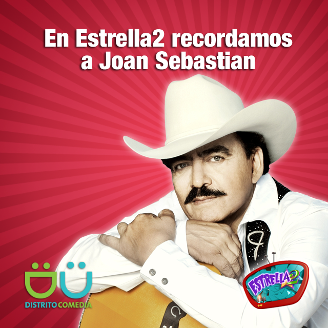 Estrella2tv's tweet photo. Este viernes a las 11pm Estrella2: JOAN SEBASTIAN
Repetición: Sábado 18 a las 8pm y Lunes 20 a las 9pm http://t.co/YLhqyDwWQw