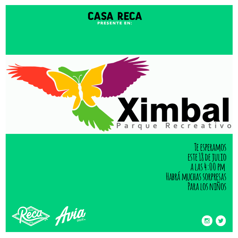 Te_Reca's tweet photo. ¡El próximo sábado estaremos en el Parque Ximbal!

Será un día de sorpresas para los pequeños #recalovers. http://t.co/SDRn91cYe4