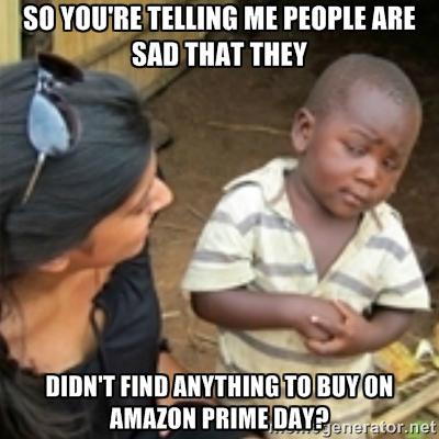 ThomasHan's tweet image. Skeptical African boy reacts to Amazon Prime Day