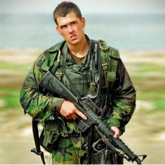A young <a href="/MarcusLuttrell/">Marcus Luttrell</a> who's ready for Patriot Tour? #NavySEAL