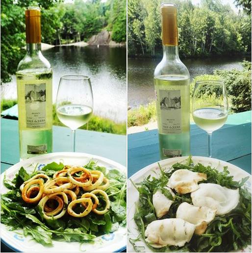 L'accord du Jour:
Calmar aux deux façons + Vale da Judia, Moscatel de Setubal #Portugal 2014 bit.ly/1JTS8Xa
