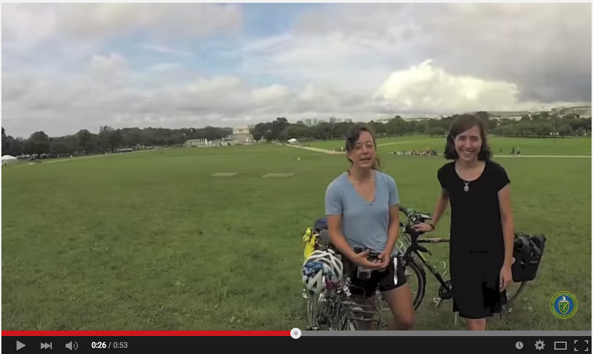 ENERGY's tweet photo. VIDEO: A bike ride with @cycleforscience >>> https://t.co/J1GanQVWLp #WomenInSTEM #STEMEducation http://t.co/gw90at7WYP