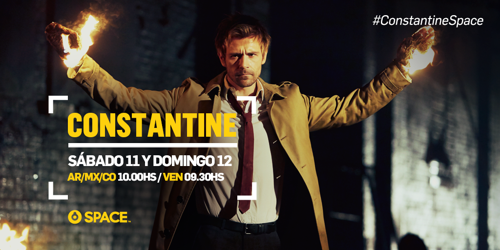 canalspace's tweet photo. Este fin de semana, el infierno estará inquieto... ¡Maratón de #ConstantineSpace el Sábado y Domingo por la mañana! http://t.co/hAuYm6LbOF
