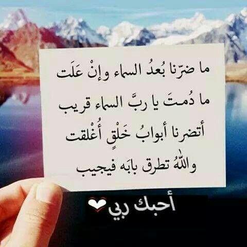 112233Nono's tweet photo. ﻓِـﻲ ﺍﻟﺴّﻤَـﺎﺀ ﺑَﺎﺏٌ , ﻟَﺎ ﻳُﺮَﺩ ﻃَﺎﺭﻗـﻪُ , ﻭَ ﻟَﺎ ﻳُﺨَﻴﺐ ﺳَﺎﺋﻠَــﻪ
ﻓﻘـﻂ ... ﻗُﻮﻟُﻮﺍ #ﻳﺎﺭَﺏ
#آمين http://t.co/CRGscrwwpx
