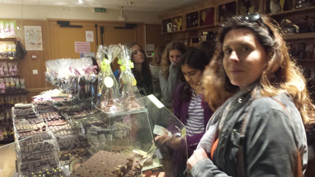 AntheaBaker's tweet photo. Having a great time on the french trip. Have eaten croissant escagot and chocolate http://t.co/PYybhKgwe8