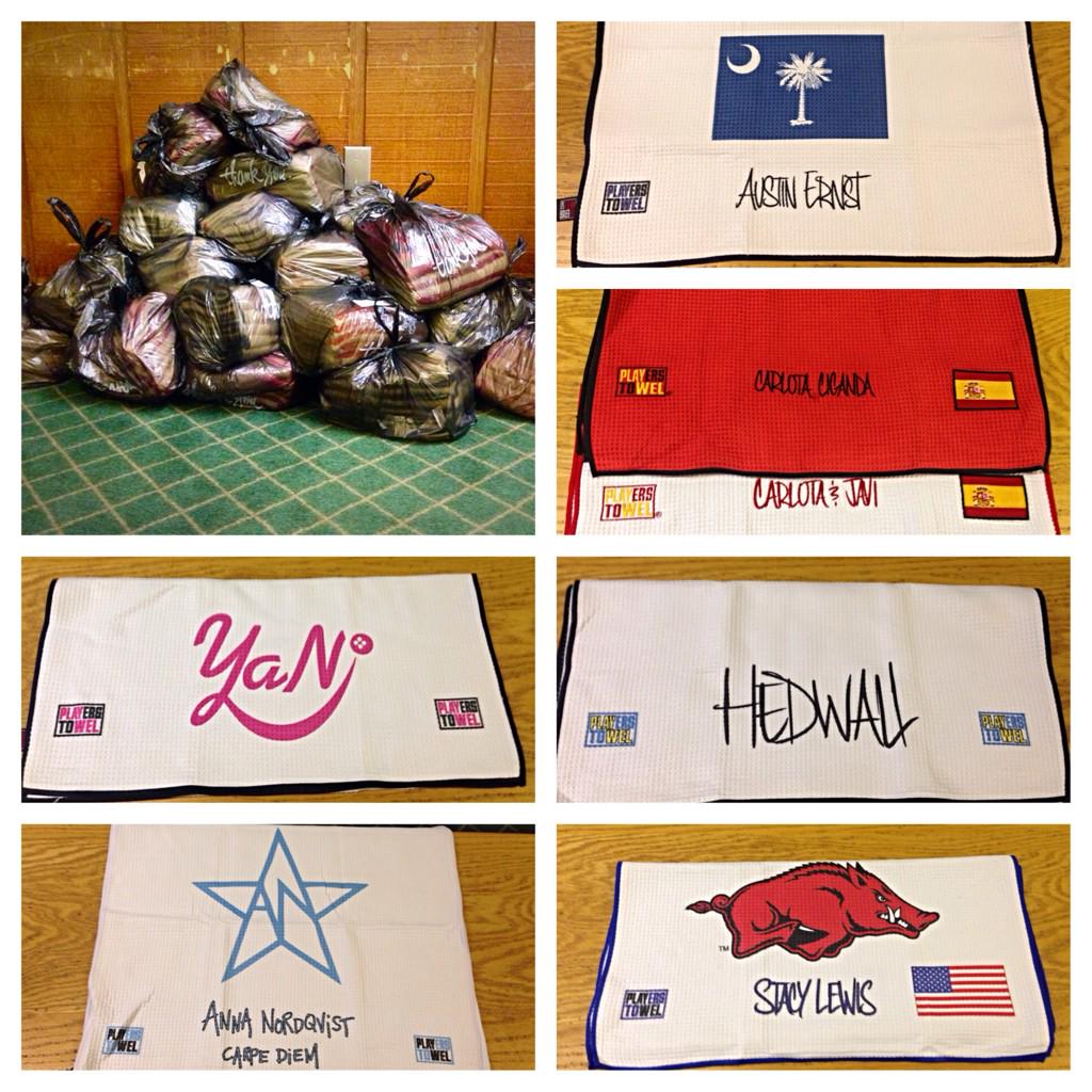 Got 100+ lbs of <a href="/PlayersTowel/">PlayersTowel</a> delivered!! Lots of happy girls with fresh gear for #USWO