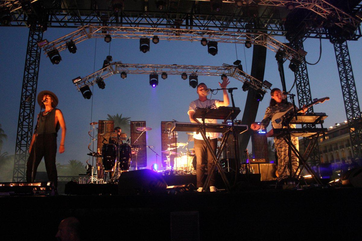 Le live de Jungle. #NJF #Nice06