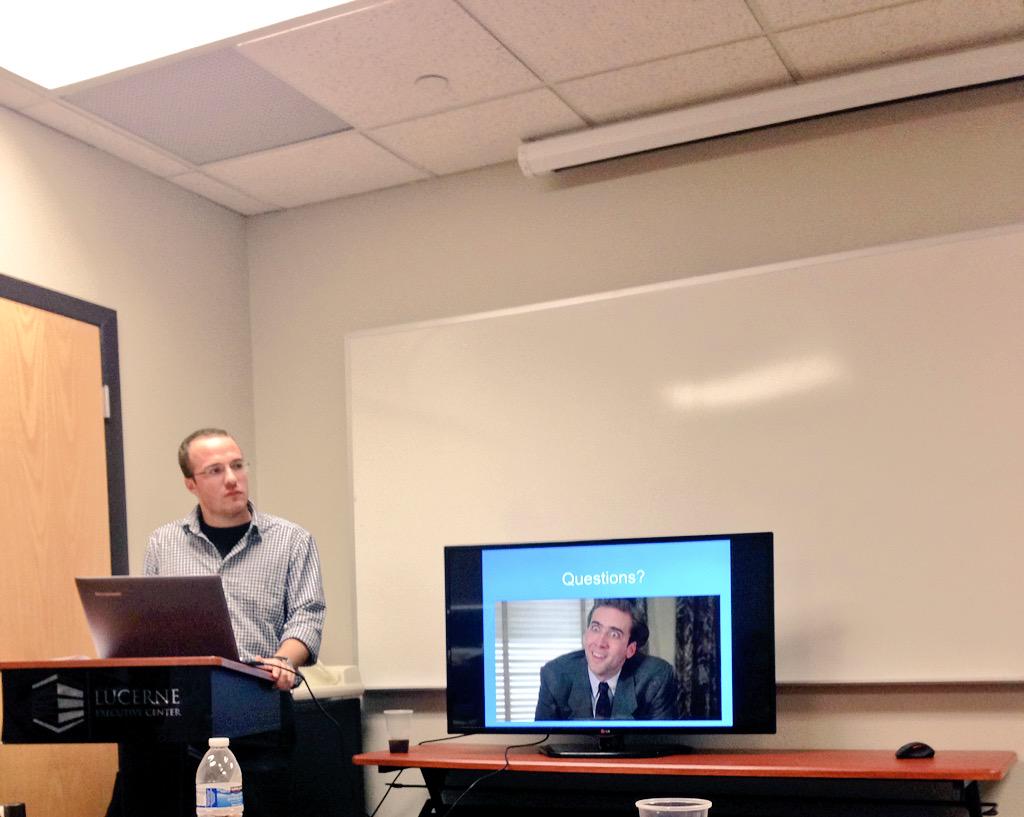 ChatterBuzzz's tweet photo. .@The_Adam_Smith is killing the PPC #LunchnLearn! http://t.co/n6UQA4feBO