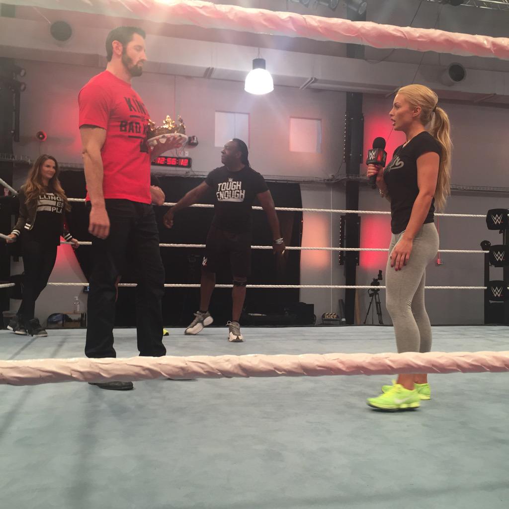 WWEToughEnough's tweet photo. .@ToughAmanda, @ToughJoshua, @ToughMada and @ToughChelseaG have some words for @WadeBarrett, but was he impressed? http://t.co/Om0FtTWv4V