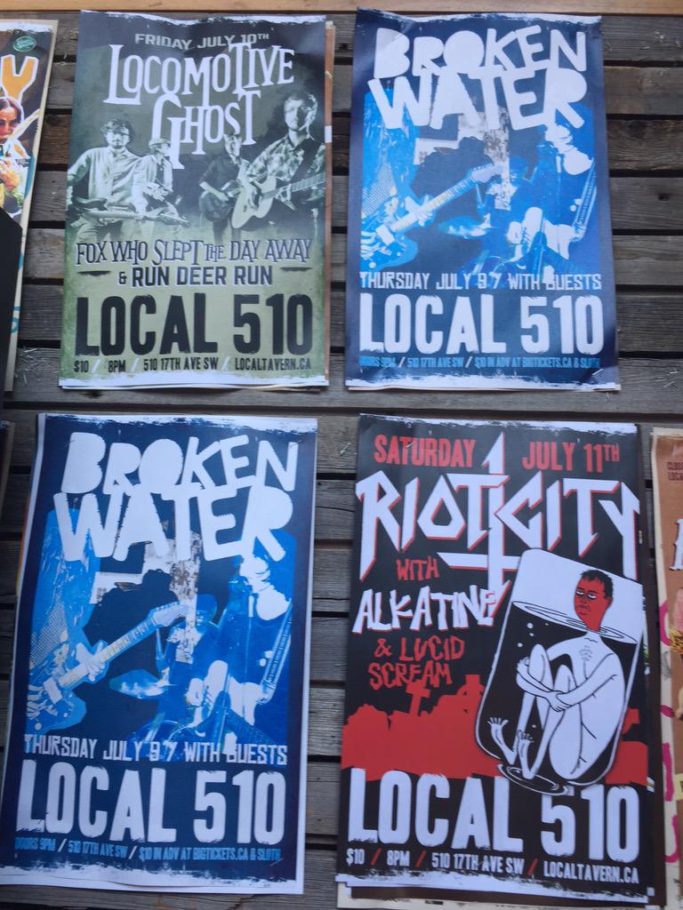 Exciting stuff going down <a href="/Local510/">Local 510 Tavern</a> this week! <a href="/LocomotiveGhost/">Locomotive Ghost</a> <a href="/ALKATINE/">ALKATINE</a> <a href="/LucidScreamBand/">Lucid Scream</a>! Patio open, beer is cold!