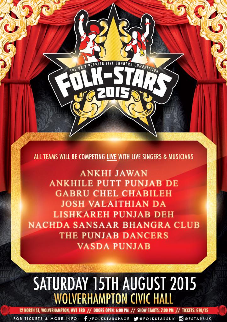 FolkStarsUK's tweet photo. ANNOUNCEMENT

Introducing the teams &amp; venue for #FolkStars2015...

#RT http://t.co/7mVCNUOHpu