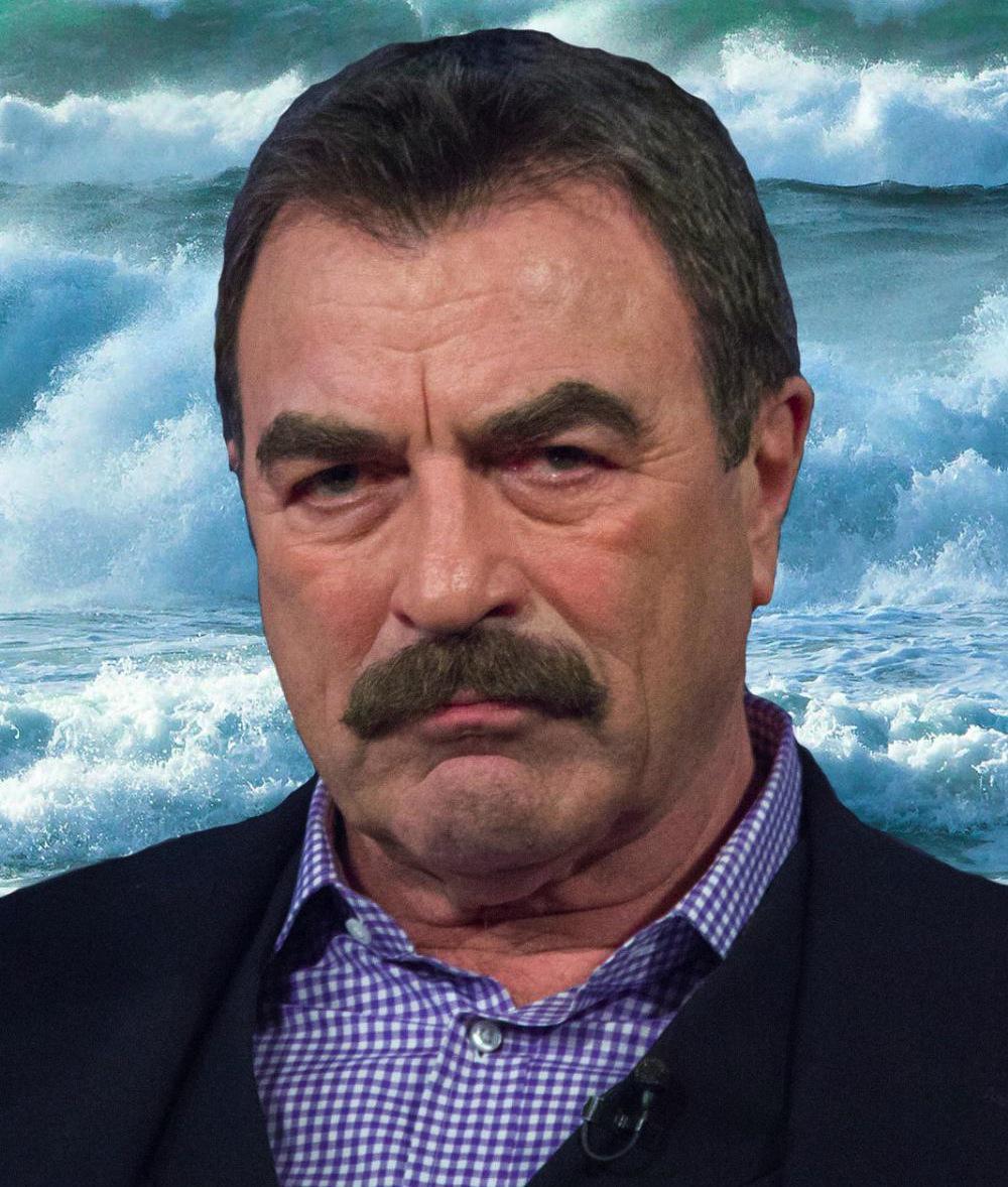 Tom Selleck has allegedly been stealing an assload of water during the Cali...