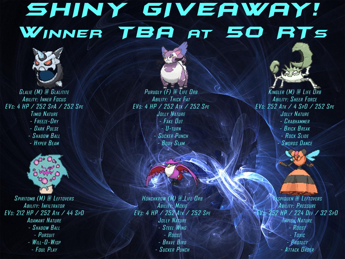Fouetzky's tweet image. POKÉMON GIVEAWAY!
RT and follow to enter the giveaway. Winner TBA at 50 RTs!
Good luck!! :D
