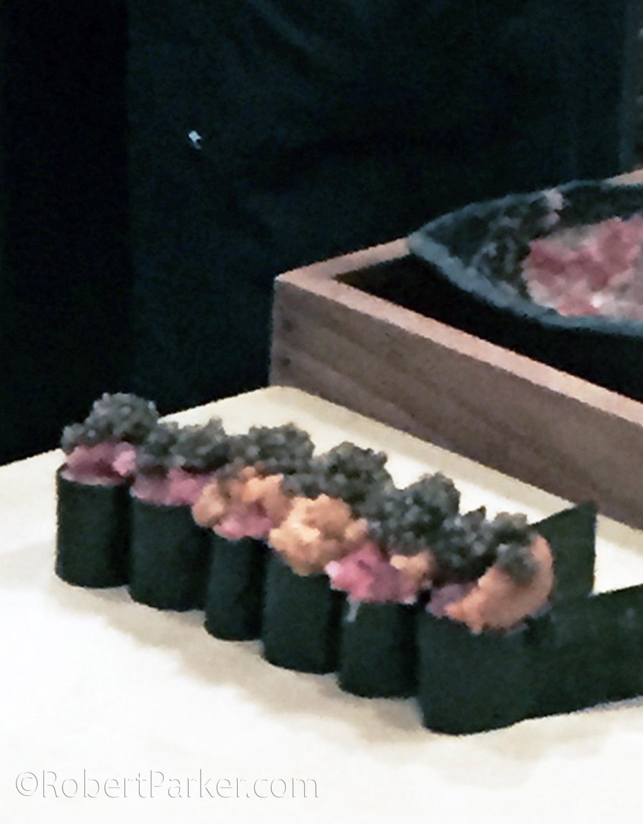 RobertMParkerJr's tweet photo. Super size me on toro, uni, and caviar @ShukoNYC http://t.co/9lO0qFSO5S
