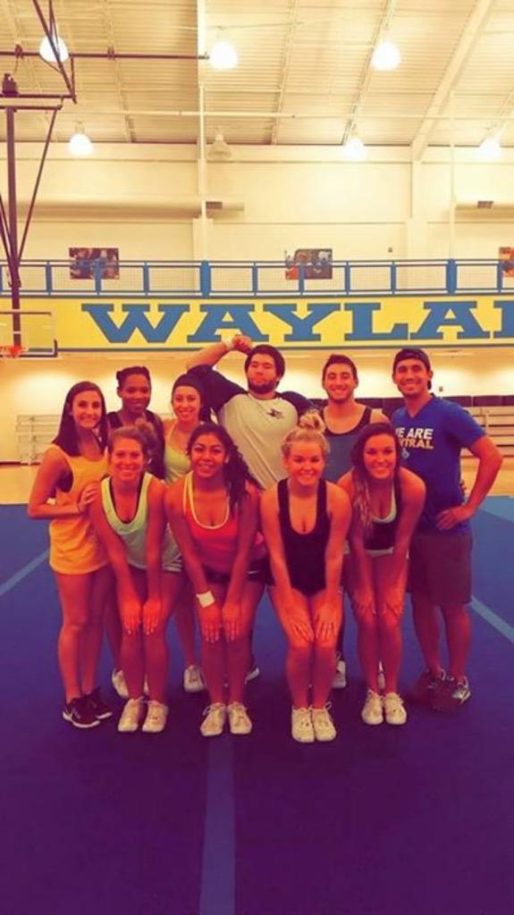 WBU_Dance's tweet photo. Cheer's last practice with Austin and Devin! #GoWayland #WeAreWayland #WBUcheer #PioneerPride http://t.co/Minc3oLtM1