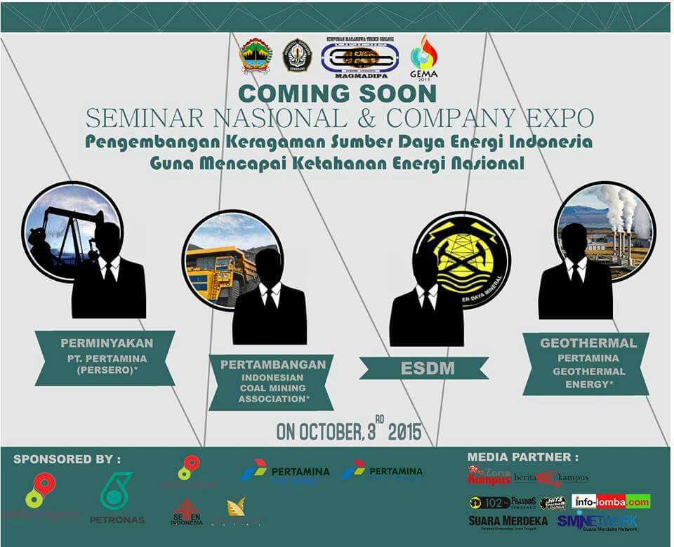 COMING SOON, Seminar Nasional Energy &amp; Company Expo, October 2015 !!!  <a href="/segugmsc/">SEG UGM SC</a> <a href="/segubsc/">SEG UB SC</a>