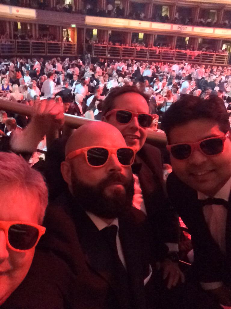 neil_collis's tweet photo. #bia2015 @neil_collis Fisher Tripathi Fearn rocking it. Bet they went to Specsavers http://t.co/svcqCaQnTr