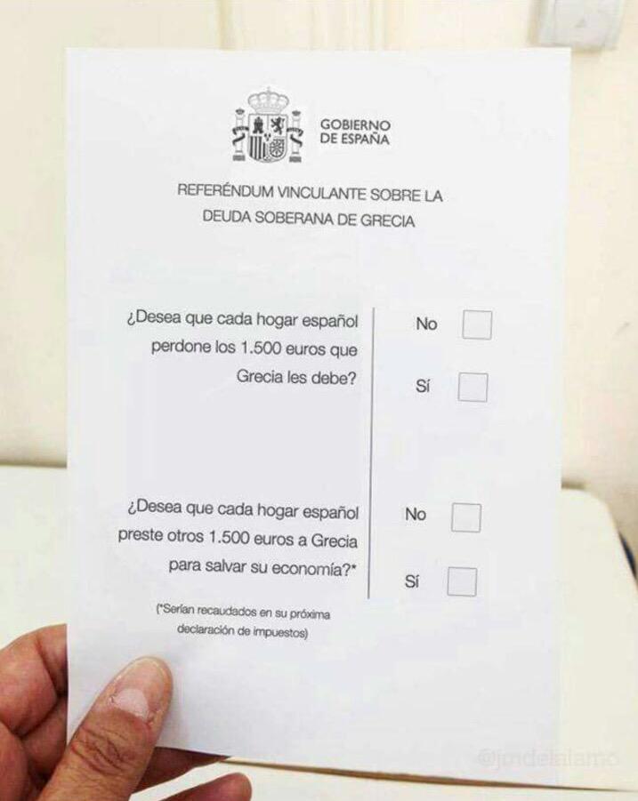 FSerranoCastro's tweet photo. Pidamos en España este otro referendum http://t.co/qG02RfIrcW