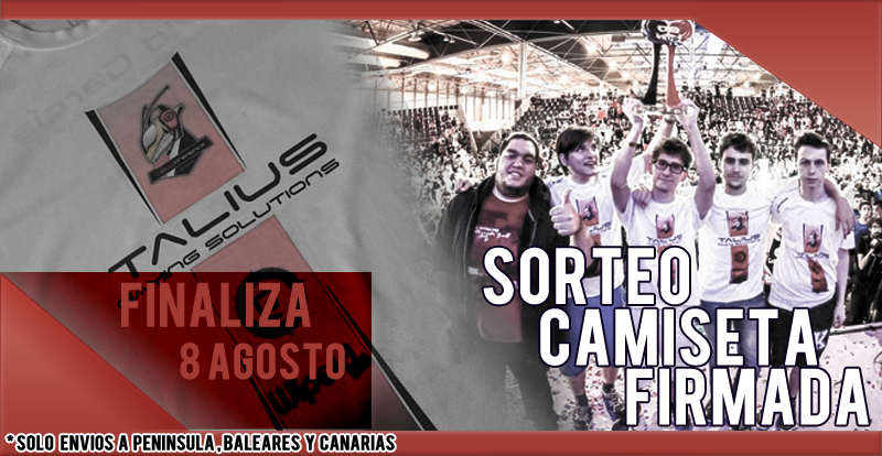 GamesRiseES's tweet photo. SORTEO- Camiseta firmada por los campeones de Gamergy

Seguir a @GamesRiseP 
Seguir a @SrGarciaDavid 
RT a este Tweet http://t.co/KMGY3lr4YL