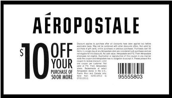 Aeropostale Coupons (@aerocoupon) / Twitter