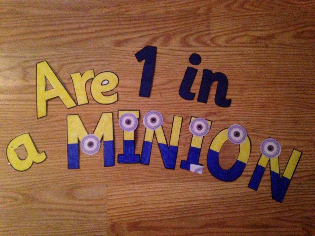 PCCSScience's tweet photo. @PorthCounty All set for my new form class display board #OneInAMinion #8HB http://t.co/SpllP8NVxP