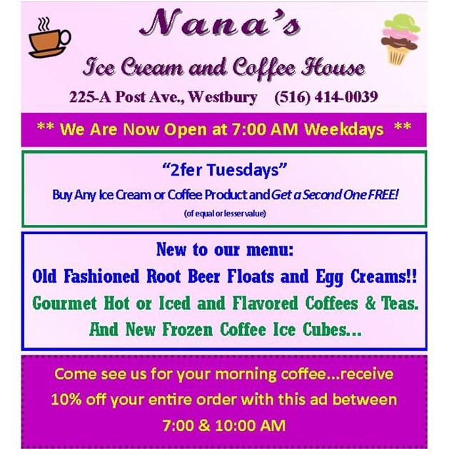 Nana's Ice Cream (NanasWestbury) Twitter