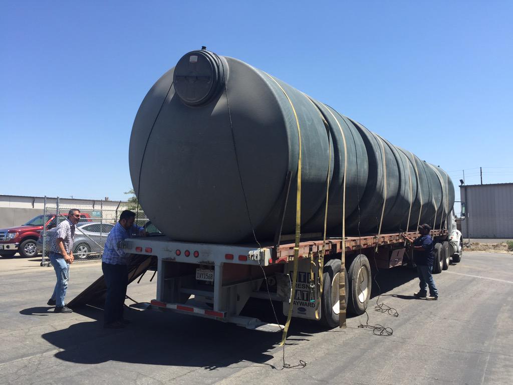 Kirk Siegler on Twitter "Arrived here in Visalia just as 5 2500 gallon