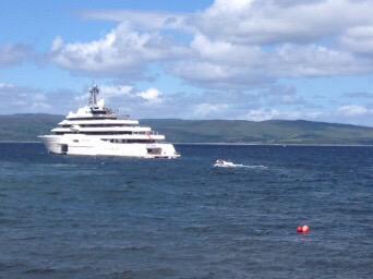 MhairiEWilson's tweet image. Always wondered what my son will be when he grows up. Guessing he fancies career in MI5. #arran #spykid #abramović