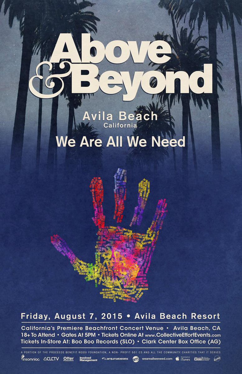 ABOVE &amp; BEYOND TICKET GIVEAWAY
Win tickets to Above &amp; Beyond at Avila Beach on August 7th
trancefamilysf.com/aboveandbeyond