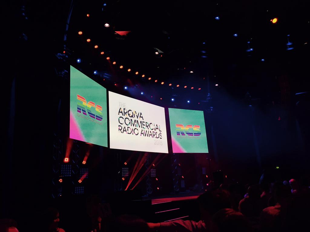 We're at the <a href="/ArqivaAwards/">Arqiva Awards</a>