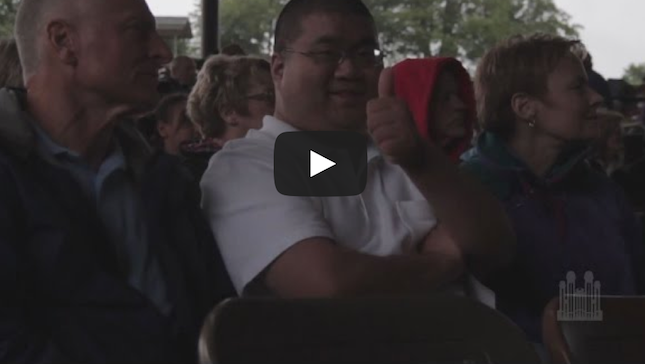 TheTabChoir's tweet photo. Watch Zak Breese, the Choir's #1 fan at Bethel Woods, as he hears the choir live http://t.co/WHQMcwHPfb #MoTabTour http://t.co/W1e7mICWzF