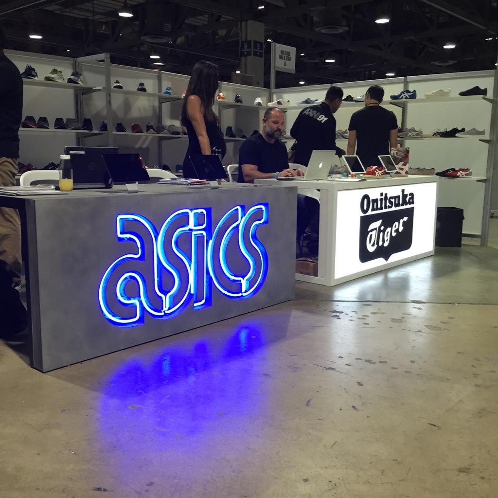 iON_Creative's tweet image. Live at the #AGENDATradeshow in #LB, where the #iONTeam is responsible for the #ASICStiger &amp;amp; #OnitsukaTiger booths!