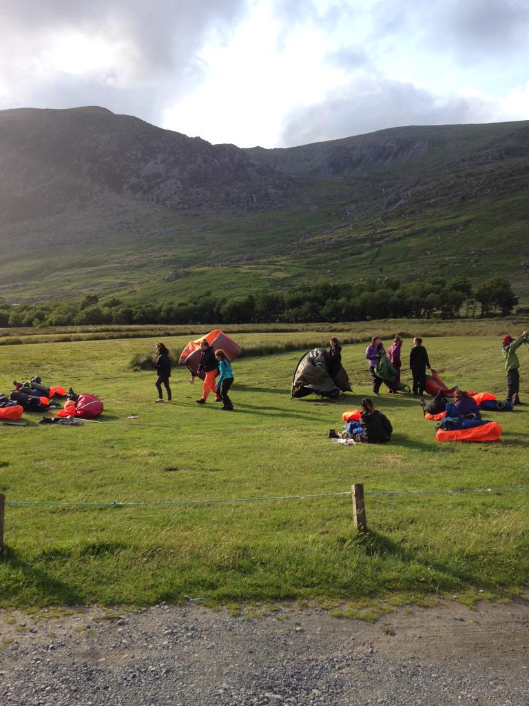 SandbachHigh's tweet image. End of day 2 Gold D of E.  #windissues #dofeproblems