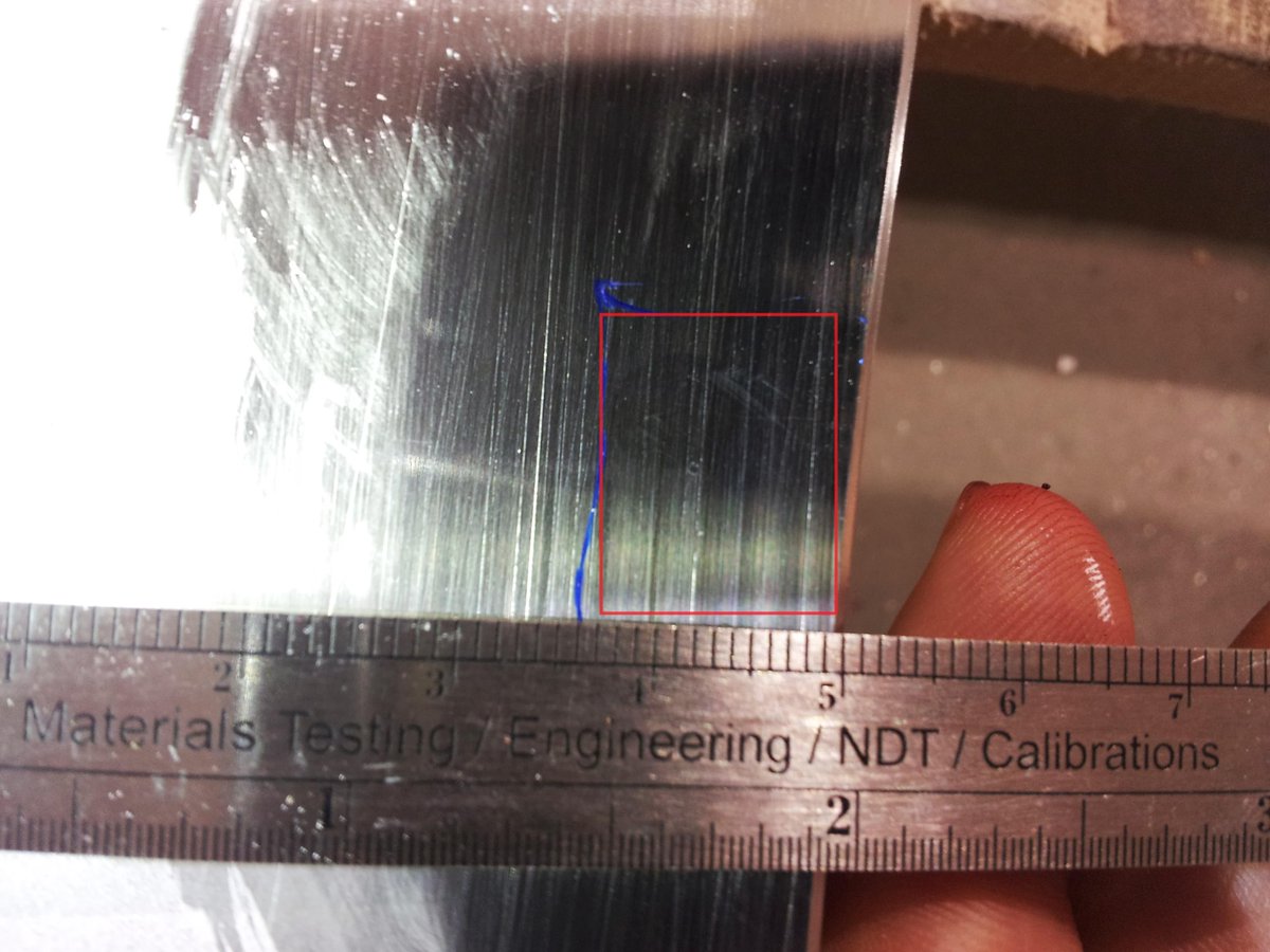 Aqualified_NDT's tweet image. The dark circle in the pic is trash in the #Metal. #NDT #FlawDetection #Level3Inspector