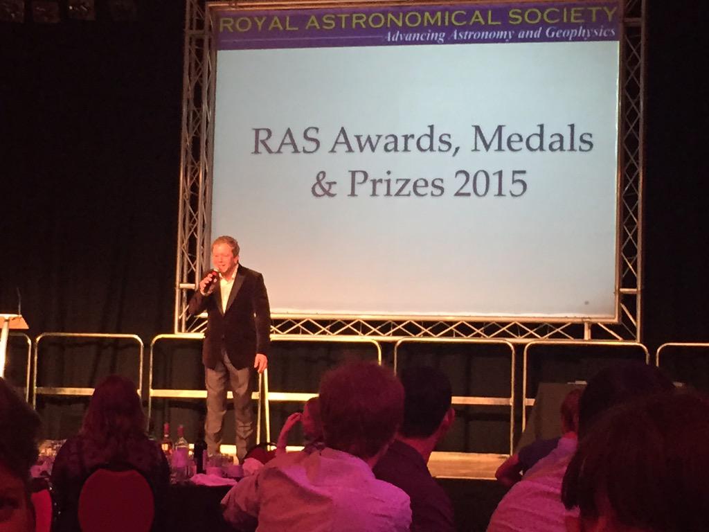 .<a href="/jonculshaw/">Jon Culshaw</a> presents the <a href="/RoyalAstroSoc/">Royal Astronomical Society</a> Awards at the #nam2015 conference dinner