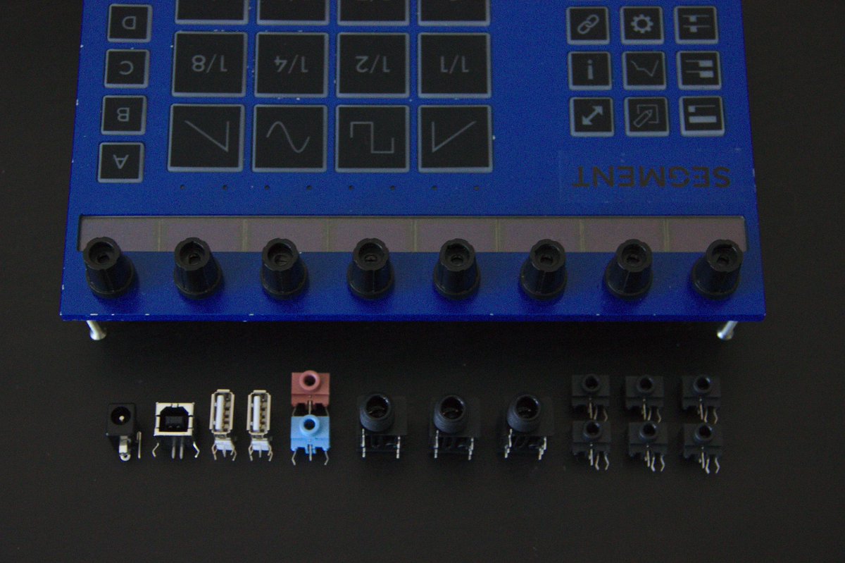 SegmentSynth's tweet photo. #SEGMENT prototype is shortly getting its connectors. Guess what! @midilifestyle @gearjunkies @gearnewsDE @SynthGear http://t.co/wvVJ4MgeNJ