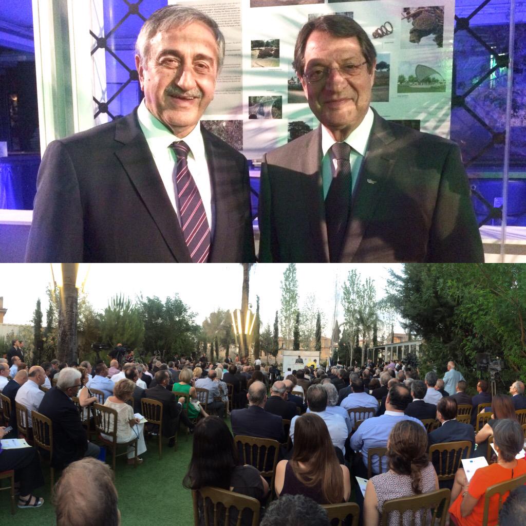 A splendid event on the vision 4 #Cyprus' economy after settlement <a href="/MustafaAkinci_1/">Mustafa Akıncı</a> <a href="/AnastasiadesCY/">Nicos Anastasiades</a> <a href="/KTTO_TCCC/">KTTO</a> #KEVE