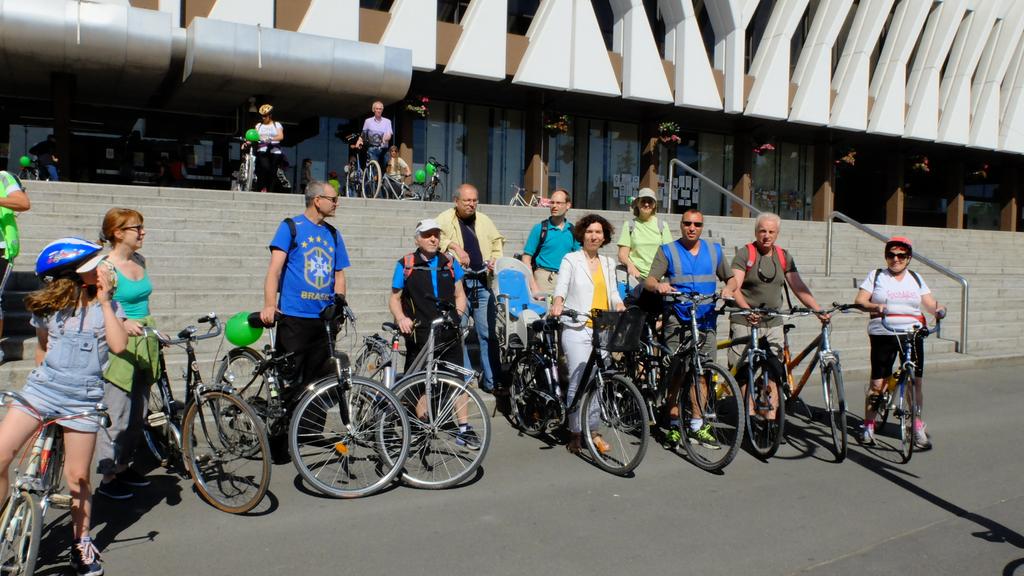 Lors de la Convergence 2015 au départ de l'hôtel de ville le 7 Juin 2015
