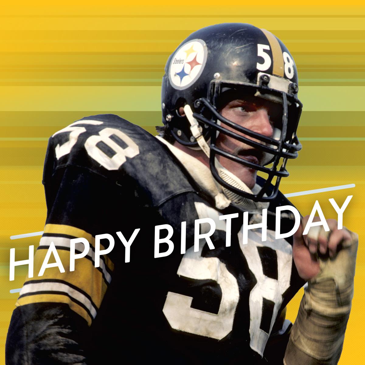 Happy Birthday to a legend, LB Jack Lambert!!! 
