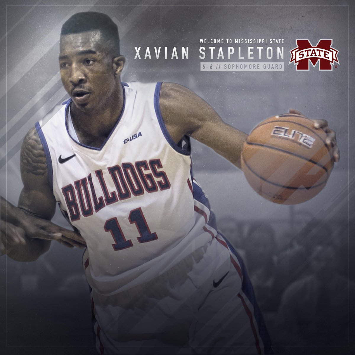 Welcome to Mississippi State, Xavian Stapleton. hailstate.com/ViewArticle.db…