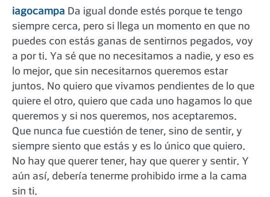 No hay que querer tener, hay que querer y sentir.