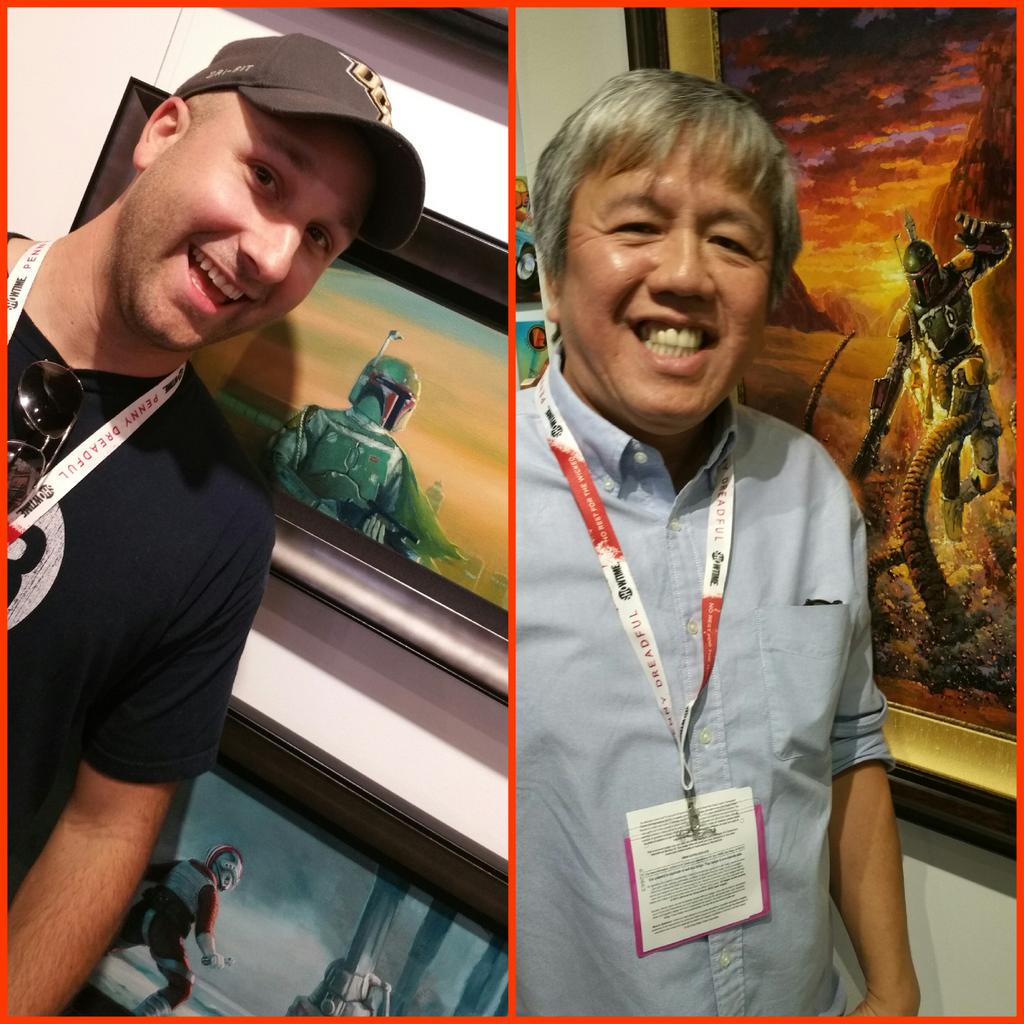 WileE_Kate's tweet photo. Celeb artists sightings! #RobKaz #RodelGonzalez #StarWars #ChuckJonesGallery http://t.co/OpPDszxrWg