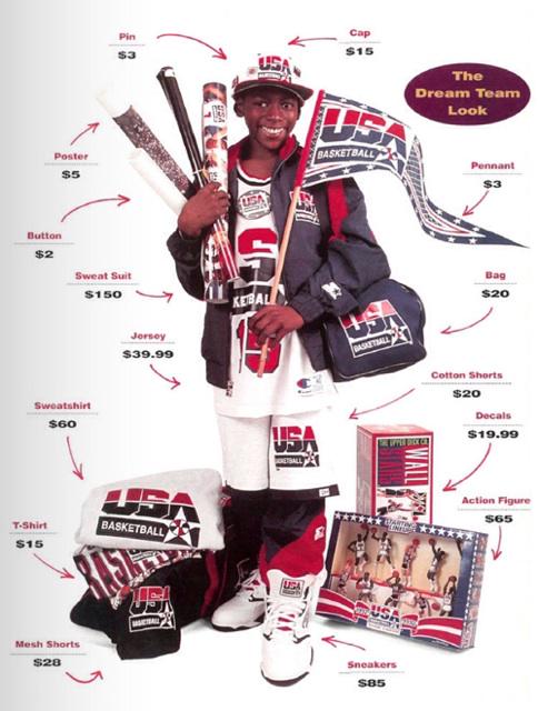 tascavision's tweet photo. Such great stuff here. RT @classickicksnyc: More Dream Team Merch (1992) http://t.co/9aBw3rWy4o