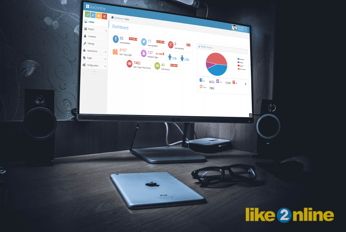 udah gak jaman buat password banyak2 untuk akses ke jaringan wifi kamu,dengan like2online cukup login dengan sosmed