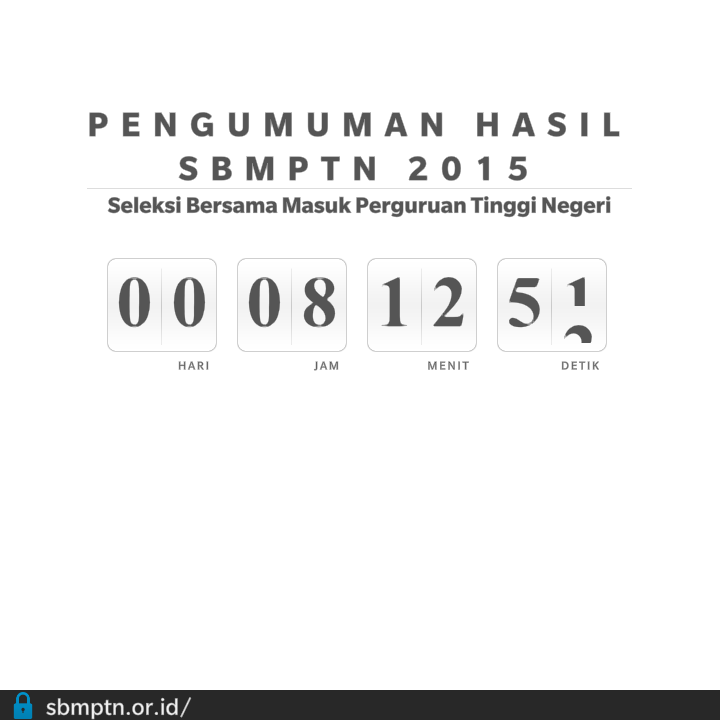 INDONESIAinLOVE's tweet photo. 8 Jam Lagi, #PrayForSBMPTN Pengumuman Hasil SBMPTN 2015 di http://t.co/V1RtTzZ2bF http://t.co/WicOzVFv7X