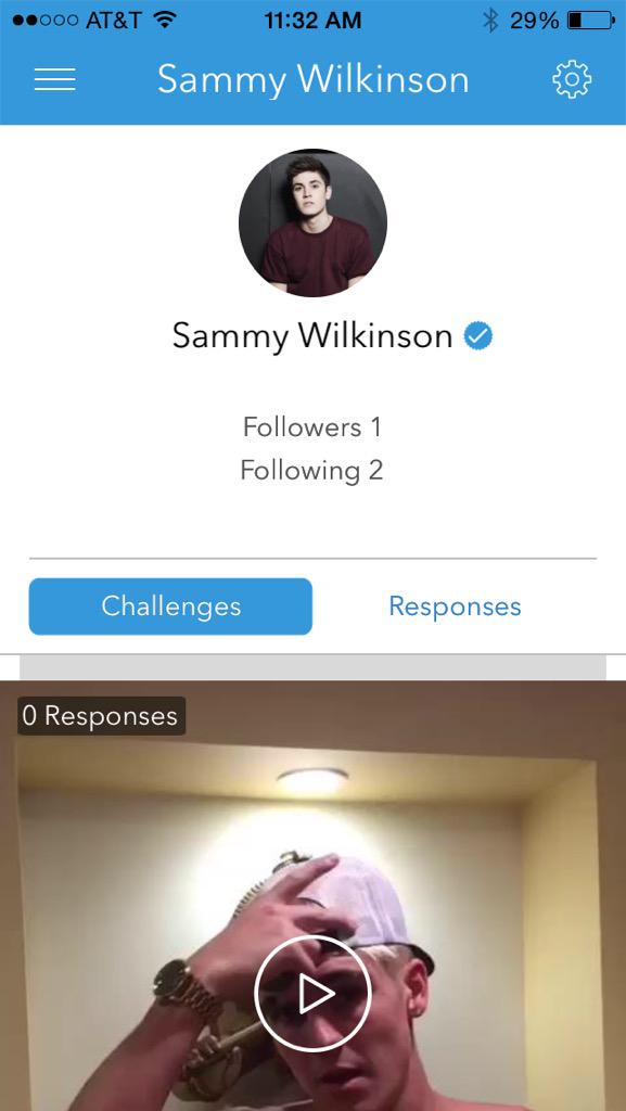 Challenged's tweet image. @sammywilk just created his first challenge! iOS - bit.ly/Chllgnd
Android - bit.ly/1JrKtis
