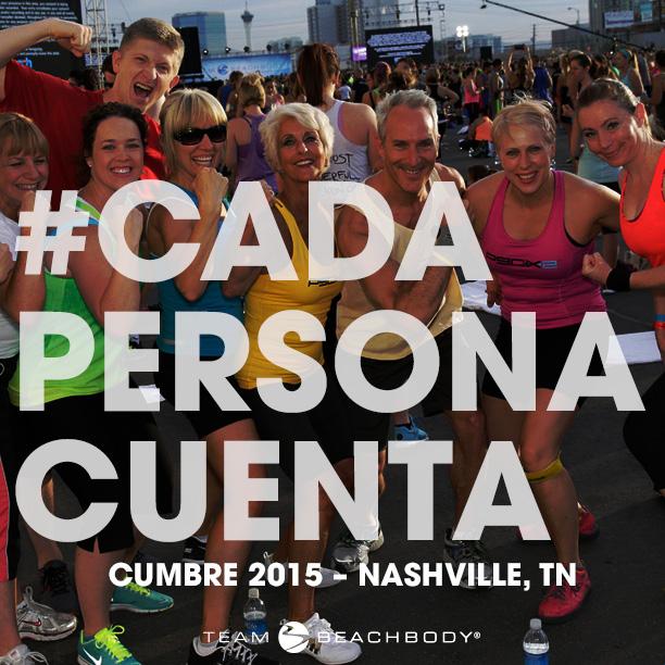 TeamBeachbodyEE's tweet photo. ¡Comienza la cuenta regresiva para el evento más grande del año! Este año #CadaPersonaCuenta #EveryOneMatters. http://t.co/leTLW6D09b