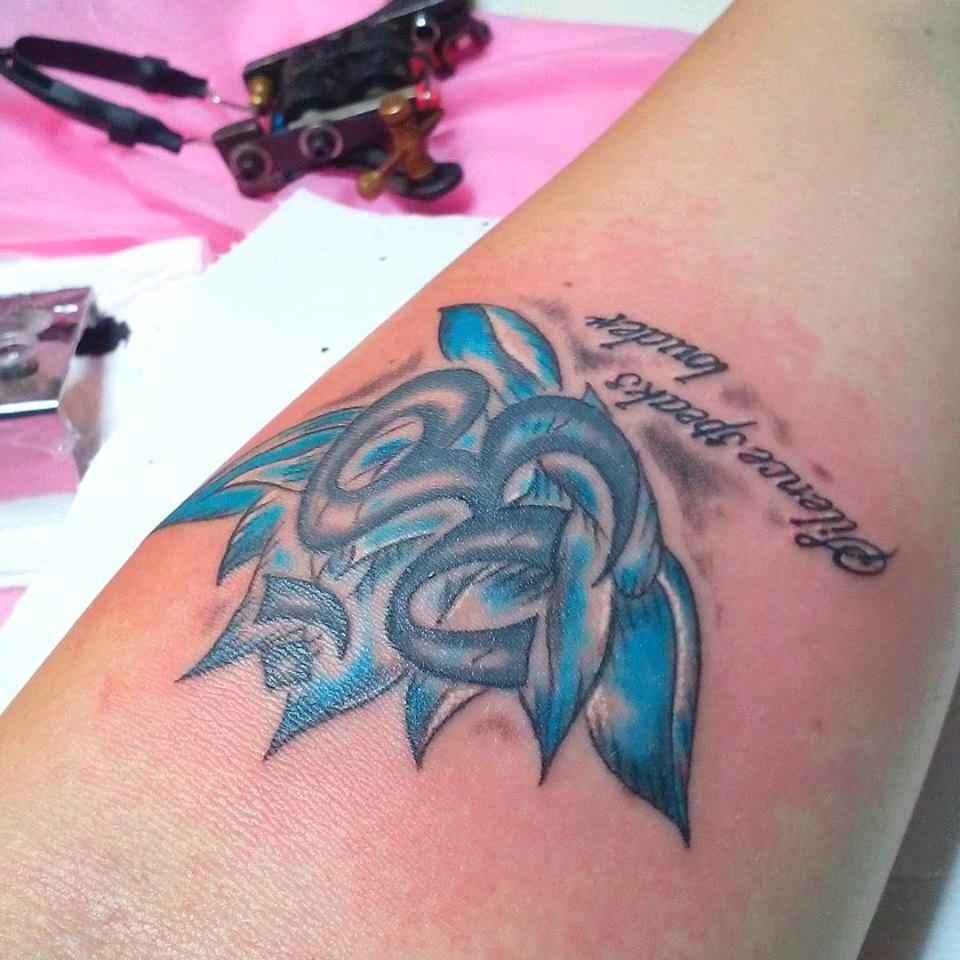 No greater honor than to have your lyrics committed in ink! Thanks <a href="/The_Shanti/">Julie Pavlova</a>