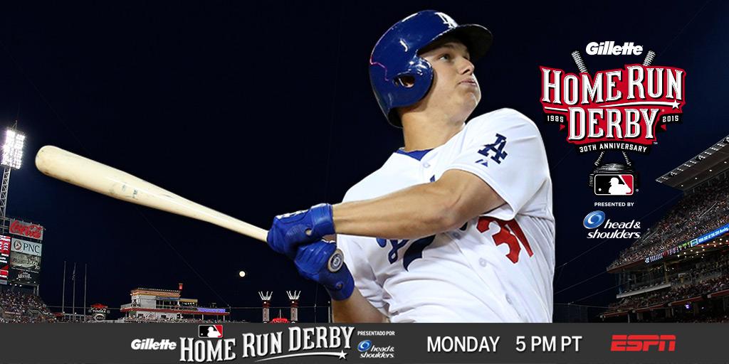 Dodgers's tweet photo. It's going down at the #ASG Home Run Derby! @yungjoc650 is in! http://t.co/A92icV2oXw
